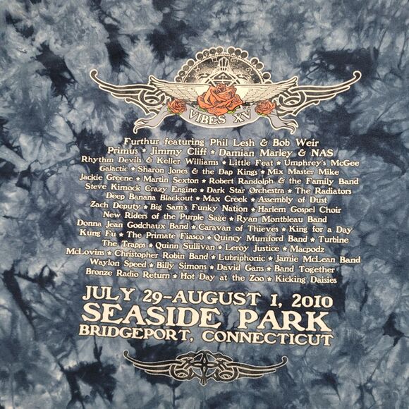 Skelton Skull Rocker Shirt Womens Large 21x26 Blue - Picture 13 of 13